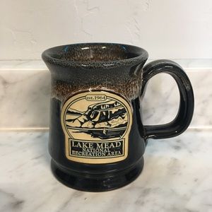 Collector’s National Park Mug by Deneen Pottery, Beautiful Hand Thrown Brown Mug